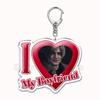 Oppenheimer I Love My Boyfriend Keyring Red Heart Red Heart Key Ring  Couple