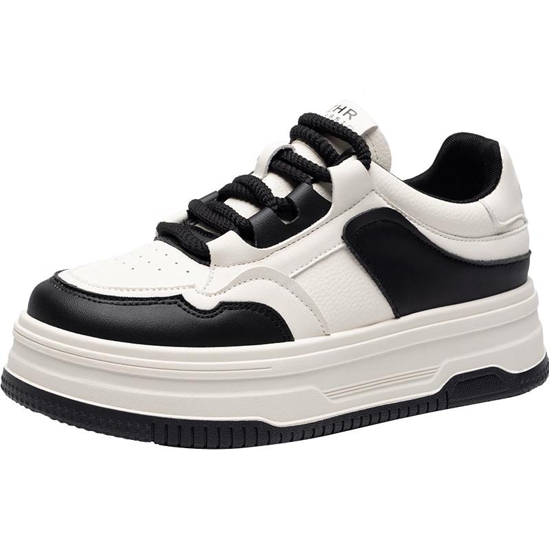 ZHR Women s Classic Color-Block Platform Casual Sneakers 235