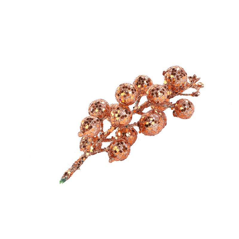 Cross-Border Christmas Gold Berry and Fruit Tree Ornaments