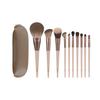 10-Piece Makeup Brush Set - Brush for Foundation, Blush, Contour, Nose Shadow and Eyeshadow, Beauty Tools