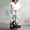 Women's Fashion Dress Spring V-neck Long Sleeve Dress
