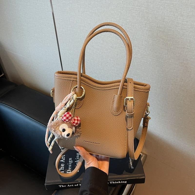 Popular small bag women's new versatile messenger bag high-end handbag bucket bag