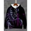Man Hoodie Jesus Print Sweatshirts Long Sleeve Fall Spring Hoodies Casual Pullover Outdoor Oversized Tops Childs Men's Clothing