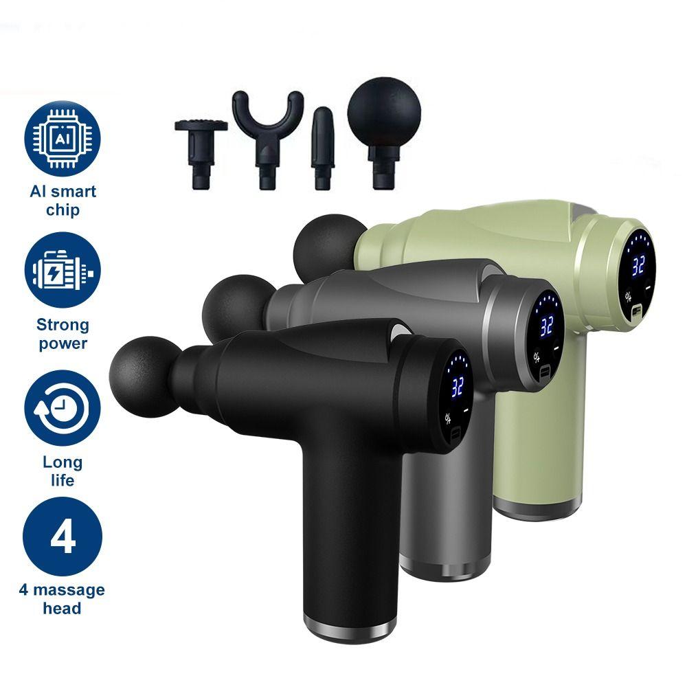 Noise Reduction Fascial Machine 4 Heads Body Massager Professional Fascia Massager Body Relaxation