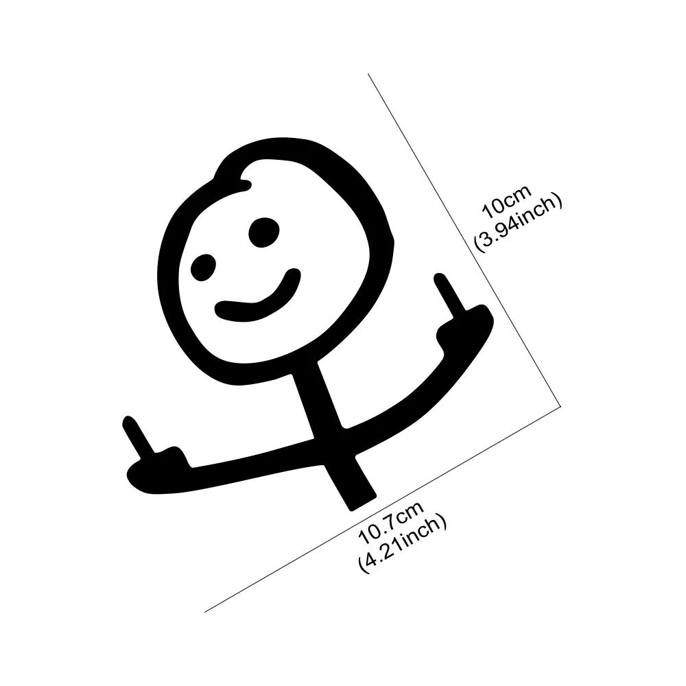 Creative FK Funny Stickers Middle Finger Styling Waterproof Decals Cars Trucks Window Windshield Bumper Erect Decor Accessories