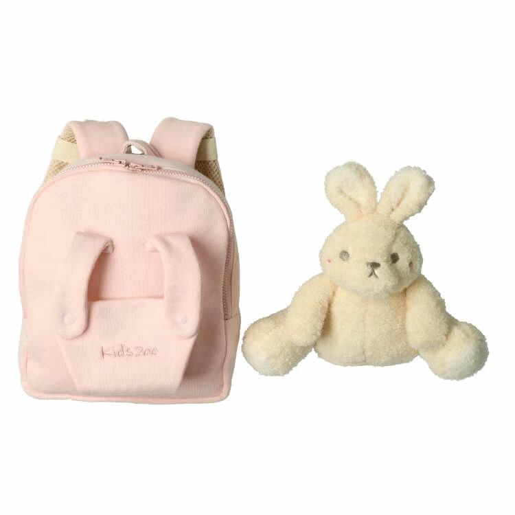 [Children's Clothing] Kid's Zoo (Kids Zoo) Panda and Rabbit Stuffed Toy Backpack F W97600