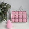 Cross-border Flocking Red Christmas Pumpkin-Shaped Ornaments - Irregular Plastic Tree Decorations