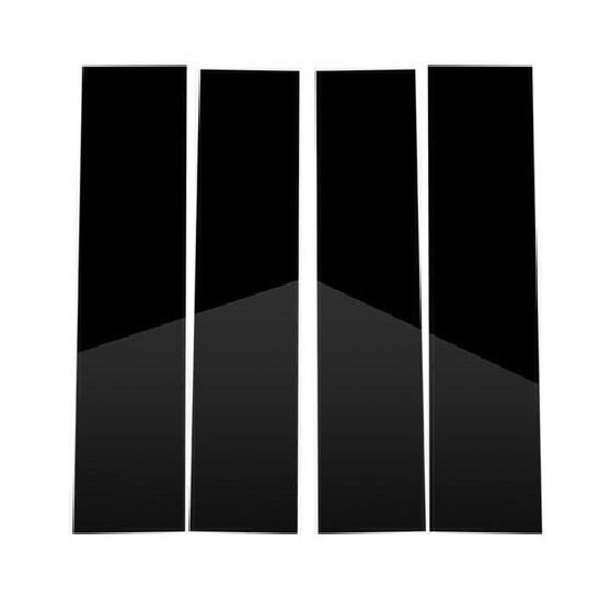 Für Ford F~150 F150 Kunststoff Glänzend Schwarz Fenster B-Säulen Abdeckung Verkleidung 2015~