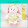 Plush Adorable Rabbit Toy With Floral Skirt For Kids Room Decor And Gift
