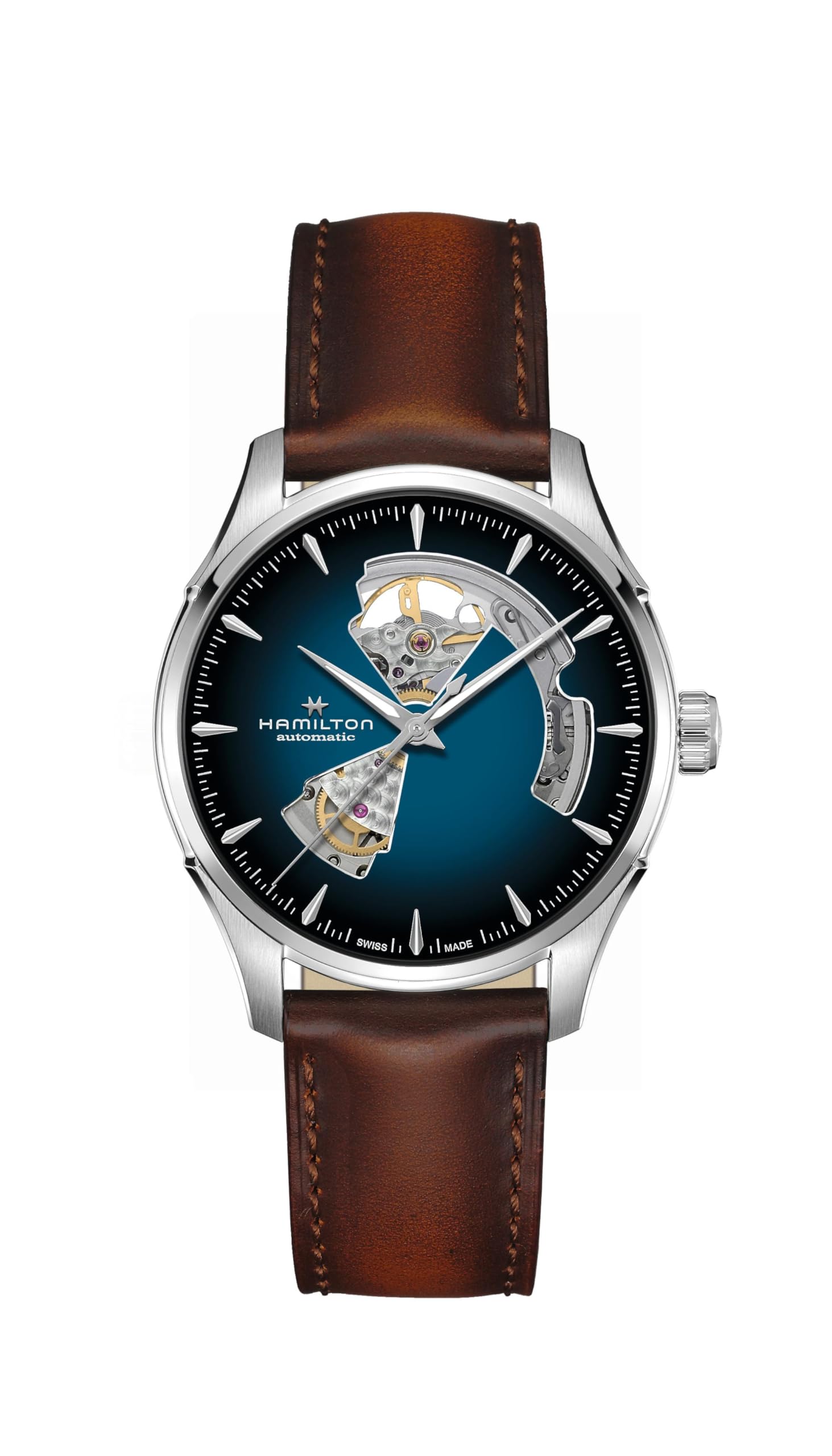 

HAMILTON Watch Genuine Warranty Jazzmaster Open Heart Mechanical Automatic Winding H32675540 Unisex Imported [Hamilton] [Regular Product]