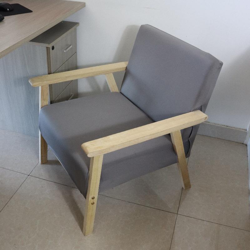 Elastic Single Sofa Cover Solid Universal Wood Chair Cover High Stretch Hotel Living Room Furniture Arm Chair Protector Cover