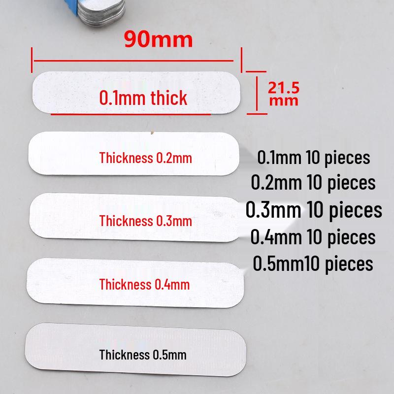 CNC Lathe Shim Toolholder for Center Height Adjustment, 0.1-4.0mm Insert