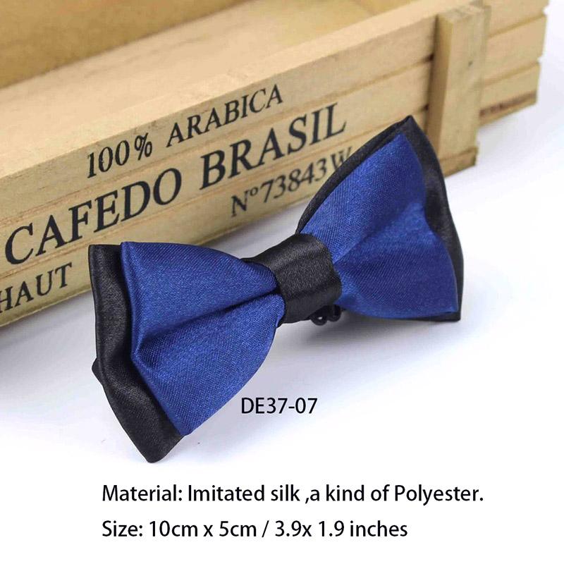 Classic Children's Bow Tie Baby Boy's Girl Fashion Solid Color Adjustable Bow Tie Children's Two-tone Pet Dog and Cat Bow Tie