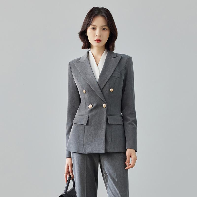 

Women s Petite Black Suit Set - Professional Formal Wear for Civil Servant Interview 2026 New Style S