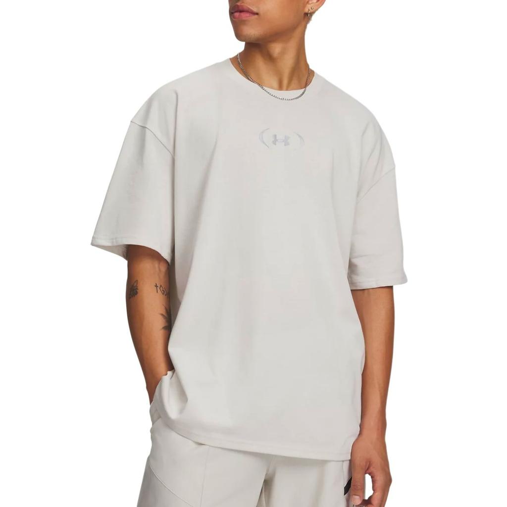 Under Armour Relaxed Loose Fit Crew Neck Short Sleeve T-Shirt Men tops 6014872-110