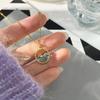Edelstahl Niedlich Süß Blau Kristall Meereswal Anhänger Halskette für Damen Neues Kreatives Design Sommer Halsband Schmuck Farbecht