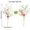 Easter Tree Ornament Realistic Easter Egg Decoration Decorative Flower Branch Non-Toxic Simulated Flower Stems For Floral Vase