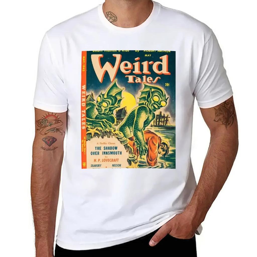 Weird Tales T-Shirt tops customizeds Blouse mens cotton t shirts