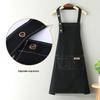 Stain-Proof Canvas Apron with Custom Logo for Western Restaurants, Hot Pot Establishments, and Milk Tea Shops