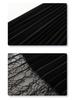 Women’s High Waist White Mesh Pleated A-Line Skirt with Lace Patchwork, Mid-Length, Summer 2025 Collection