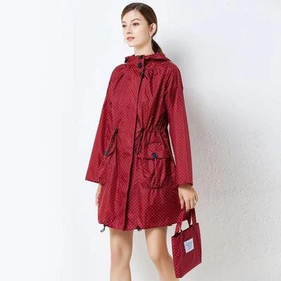 Fashion Women Hiking Raincoat Laydies Dress Style Lightweight Biker Rain Coat Ponch Waterproof Men Rainwear Windproof Jacket
