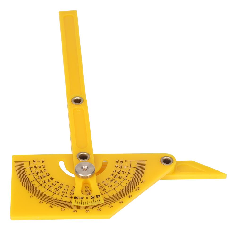Úhloměr úhloměr 180 stupňů Úhelník Úhelník pokosové měřidlo Měřicí pravítko ramene