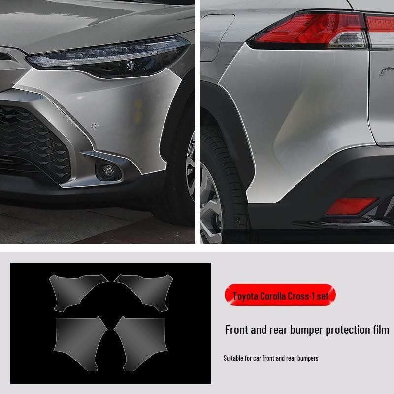 Toyota Frontlander Stoßstangenfolie: Passend für 23 Modelle, Vorne/Hinten TPU Unsichtbare Folie