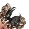 Unique Leopard Patterned Hair Clip Adjustable Size for Easy Styling Adjustable Hair Clamp Adds Charm To Any Hairstyle