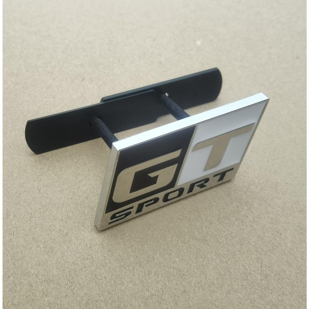 1Pc 3D Metal GT SPORT Logo, Car Front Grille Badge, Car Sider Fender/Car Rear Trunk Emblem Badge Sticker