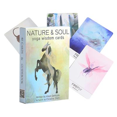 Oracle Deck Card Příroda Soul Yoga Moudrost 40 karet Celá angličtina Průvodce PDF Kniha Věštění Hry Domů Hra Tarot Wayta