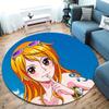 Nami Round Area Rug Carpet Rug For Living Room Bedroom Sofa Playroom Decor Nonslip Floor Mat