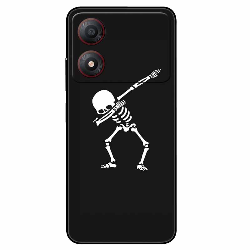Pour ZTE Blade A34 4G Coque Anti-choc TPU Silicone Souple Housse de Téléphone pour ZTE Blade A 34 Funda Peinte pour BladeA34 Capa de Luxe