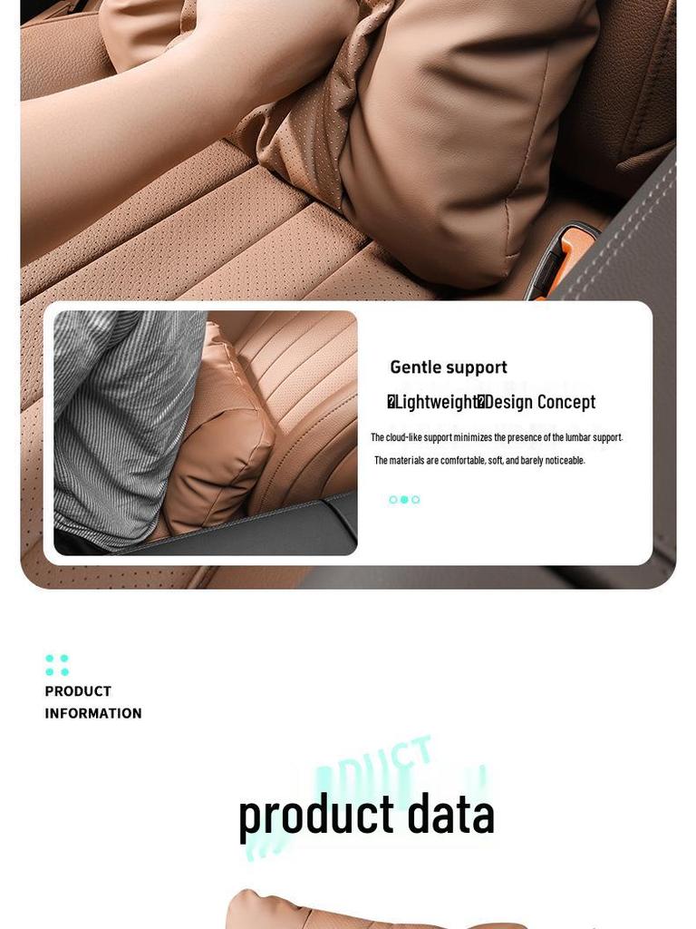 Car Lumbar Support for Toyota Models: Sienna, Asian Dragon, Camry, Highlander, Alphard, Vellfire