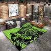 Green mucus animal Pattern Square Carpet,Area Rug,Carpet Rug for Living Room Bedroom Sofa Playroom Decor,Non-slip Floor Mat,Holiday Birthday Gifts