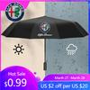 Für Alfa Romeo Auto Winddichter Widerstandsfähiger Regenschirm Vollautomatischer Sonnenschirm Für Alfa Romeo giulia stelvio giulietta 159 147 156 166