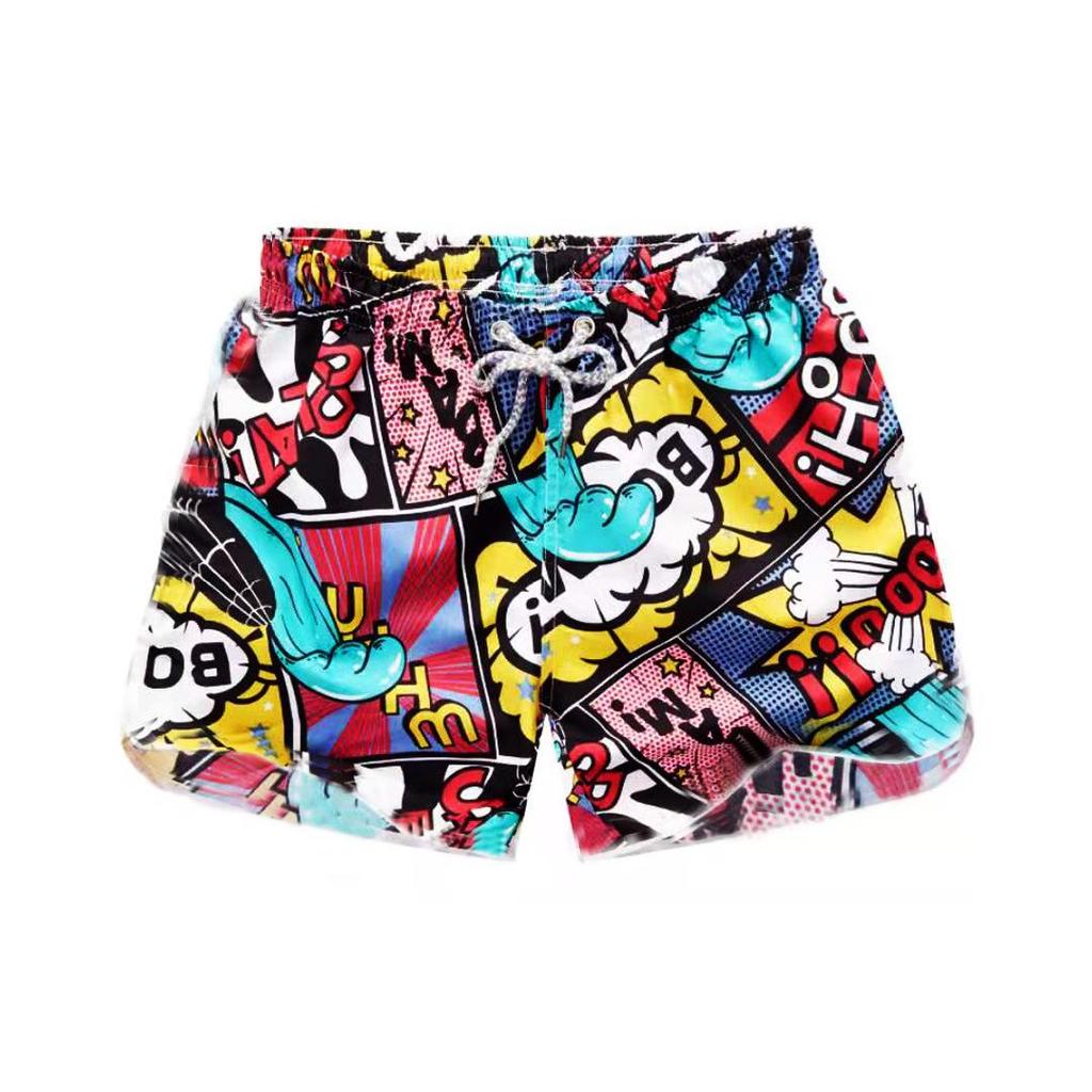 Men's Quick-Dry Beach Shorts - Summer Swimwear, Mid-Length, Unisex Design