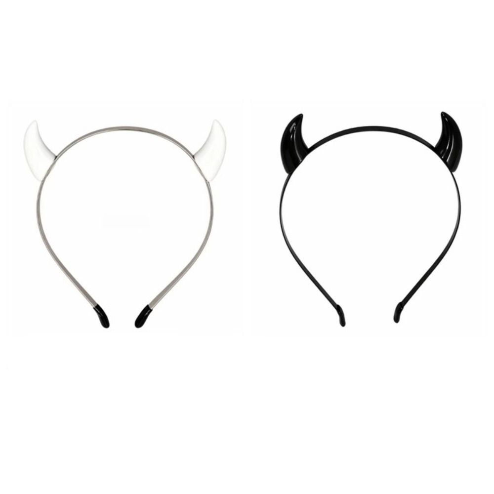 Harz Ochsengeweih Haarspangen Tier Anime Stirnband Teufelshorn Haarband Tägliches Styling