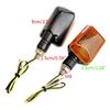 2Pcs Universal Motorcycle Turn Signal Indicator Lights Lamp 12V Amber Bulb Blinkers Flashers Sidemarker For Ducati Suzuki Yamaha