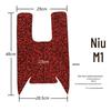 Waterproof, Wear-Resistant Silk Ring Foot Mat for Niu M1 Electric Vehicle