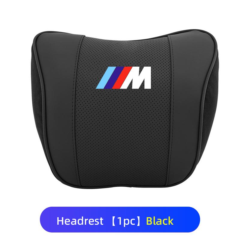 LXEQ4 New 2025 Car Lumbar Support Headrest Waist Neck Pillow Auto Seatrest Cushion For BMW M Power Sport M1 M3 M4 M5 M6 E90 E39 F30 F1