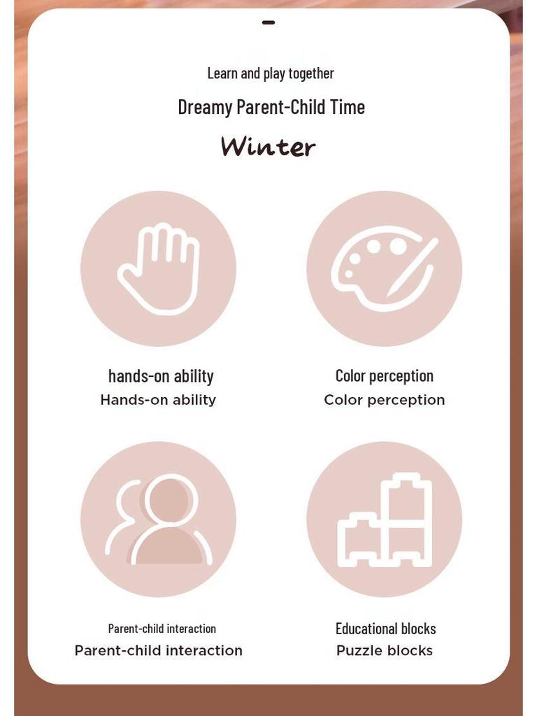 Little Ruban Winter Wonderland Ice & Snow Fairy Tale Castle Carriage Building Blocks