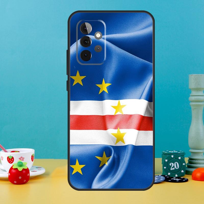 Kap Verde Flagge Wappen Hülle Für Samsung Galaxy A52 A32 A12 A14 A34 A54 A13 A33 A53 A73 A50 A70 A71 A51 Rückabdeckung