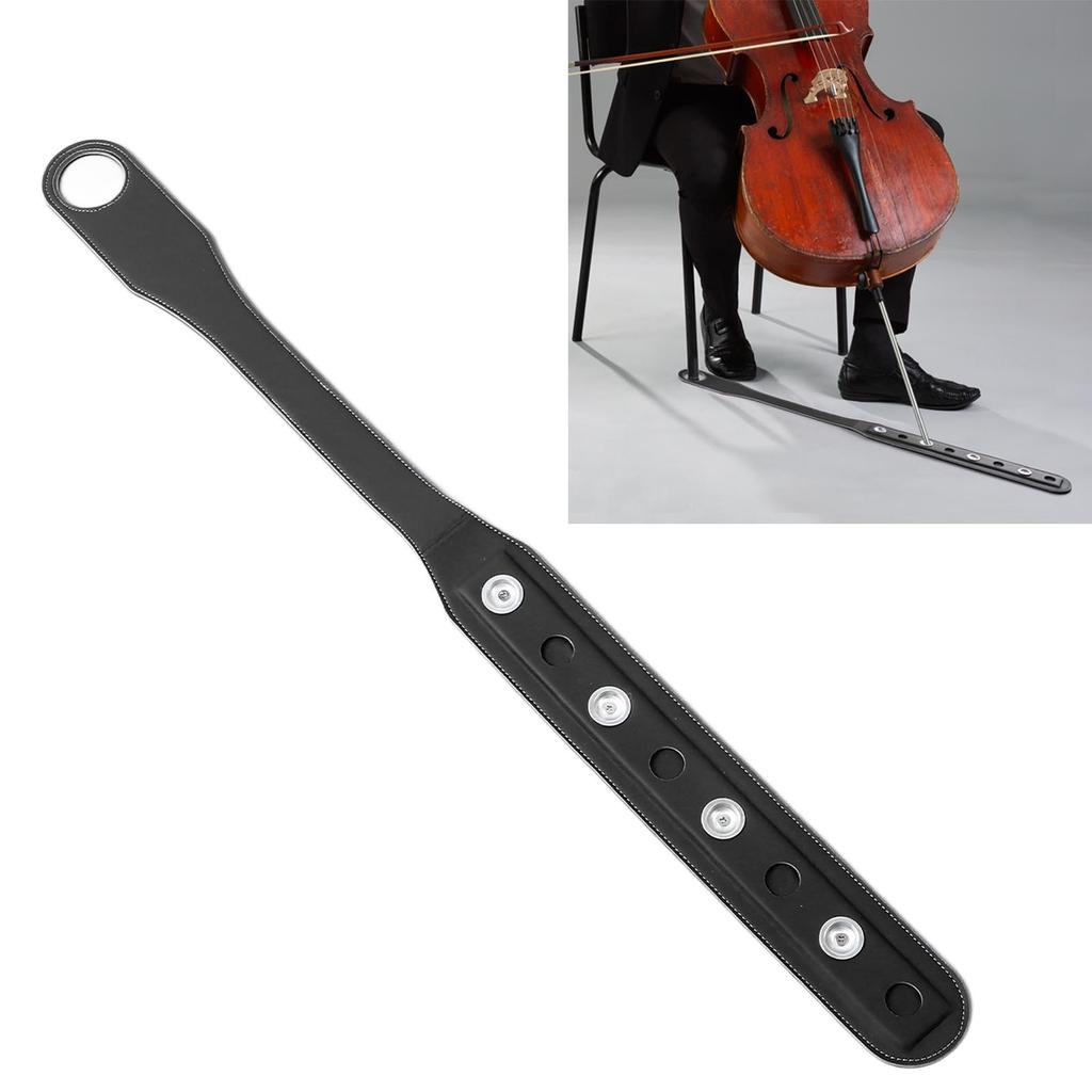 Cello End Pin Holder Strap Leather Cello Endpin   Non Slip Strap for Practice and Performance