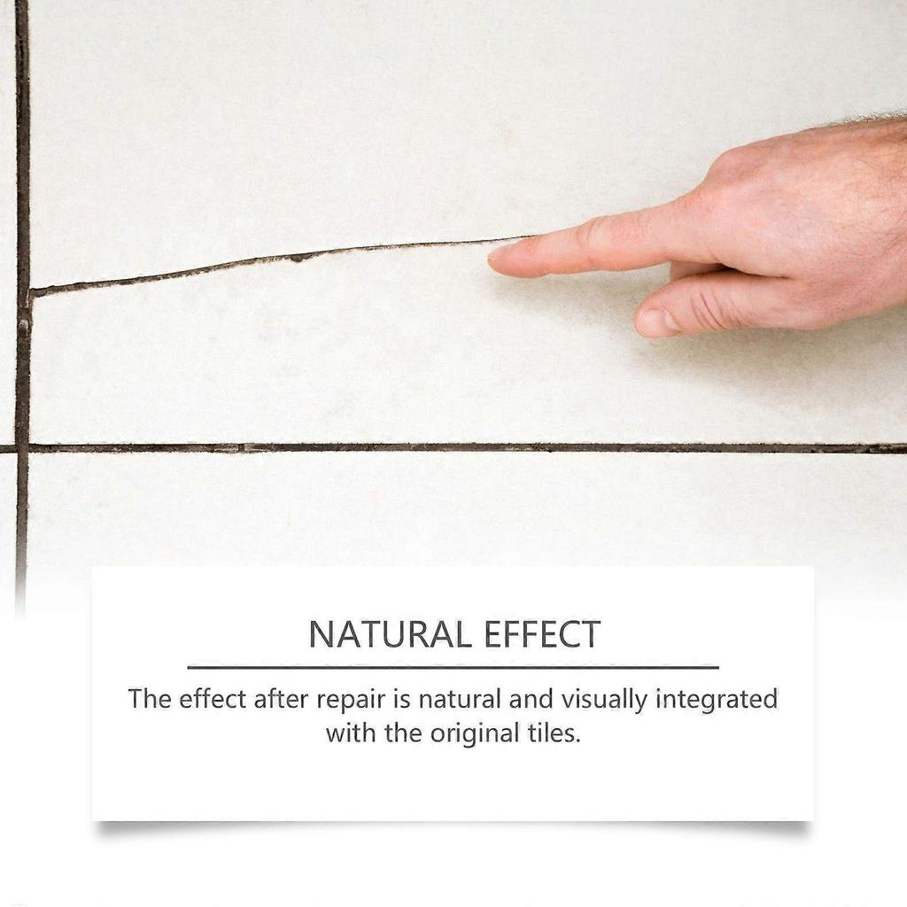 Tile Repair Adhesive Kit for Tile, Marble & Stone Two-Part Epoxy Filler for Holes, Cracks & Scratches