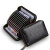 Portefeuille de petite entreprise bloquant les RFID, porte-cartes de crédit en cuir PU, nouveau sac de poche pour femmes et hommes