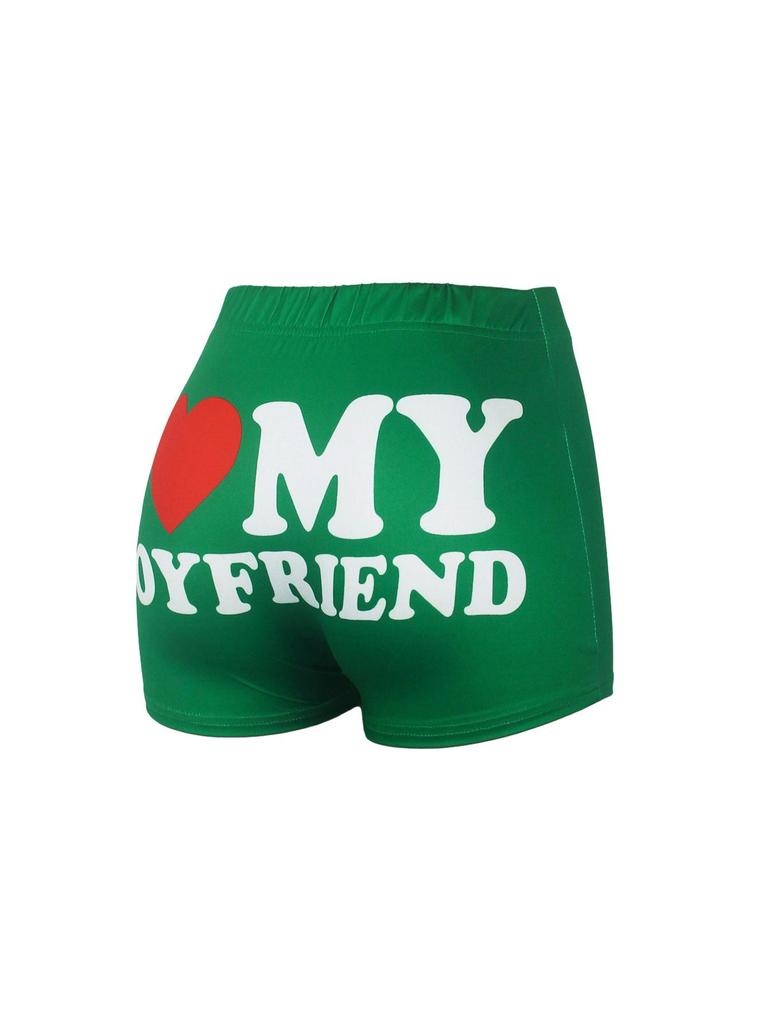 Women's Fashion Sexy Patterned Yoga Shorts