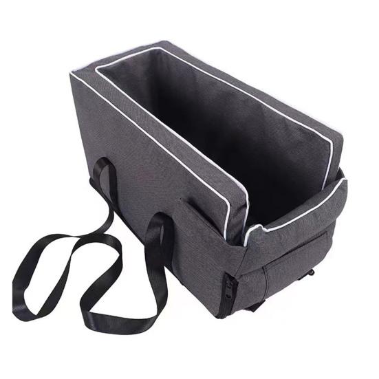 Yousheng Car Pet Nest Small Dog Car Seat Center Console Waterproof Booster Bed Safe Portable Dog Car Carrier with Adjustable Straps for Cats Dogs