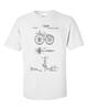 First Bicycle Patent 1866 Velocipede Bike Blueprint Cyclist TShirt