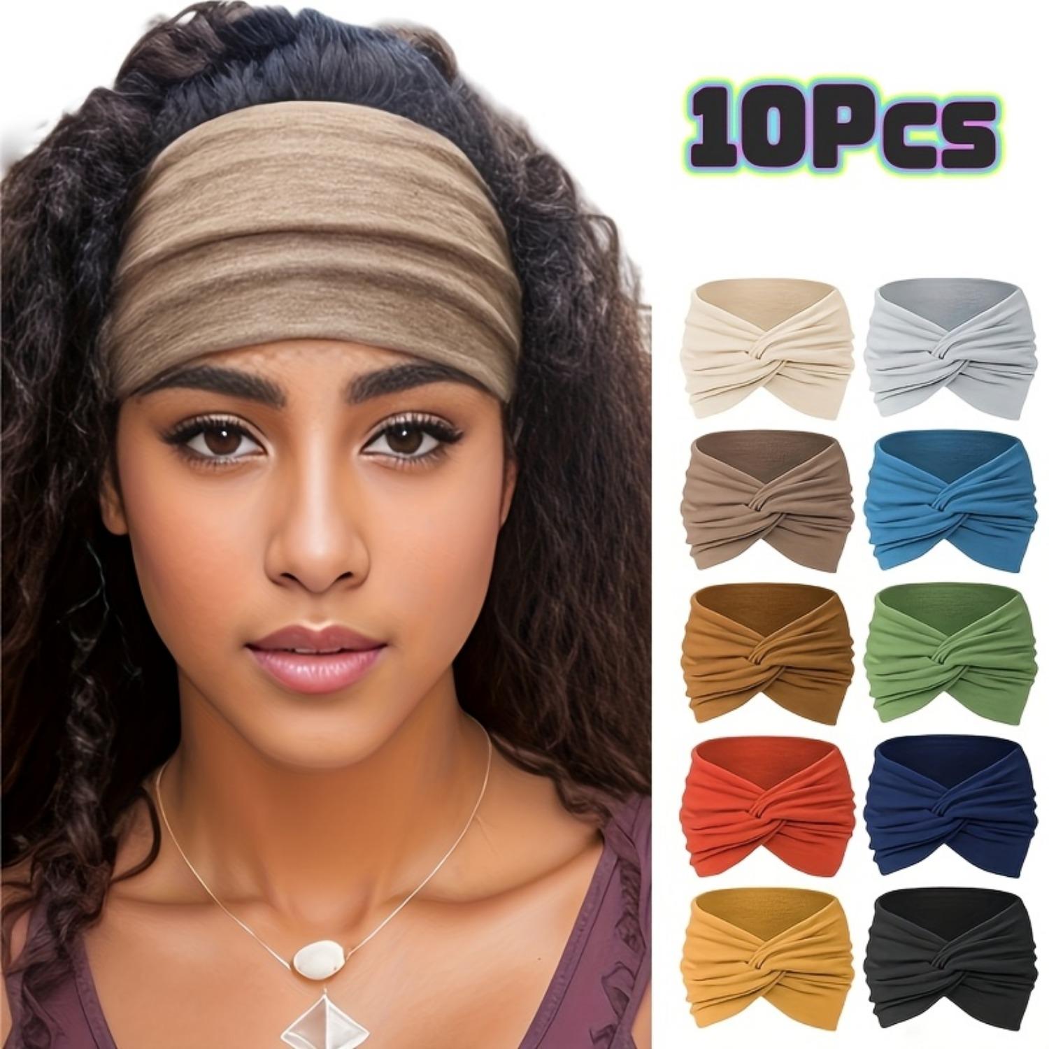 

10 Boho-Style Hair Ties for Women: Non-slip, Breathable, Stretchy, and Comfortable—Perfect for Exercise and More