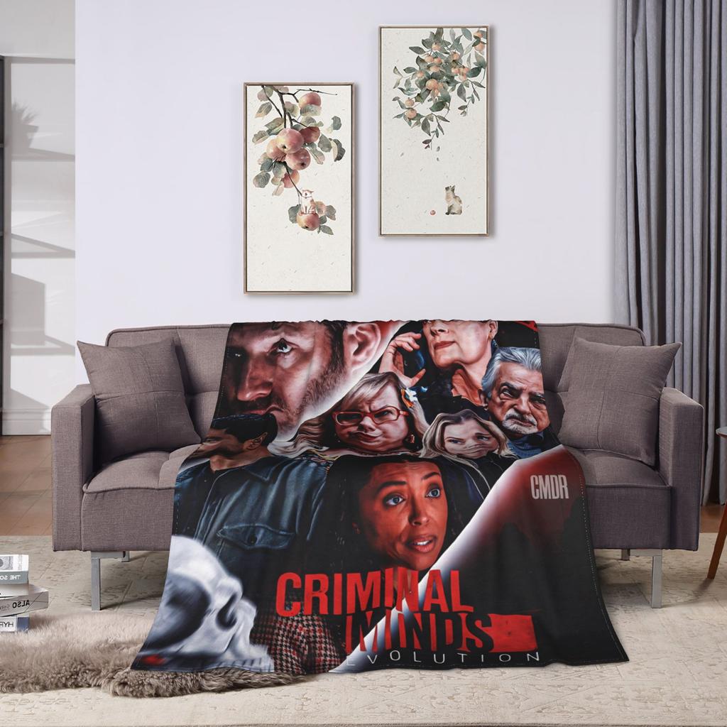 Criminal Minds Spencer Reid Blanket Camping Flannel Throw Blanket For Living Room Soft Custom DIY Quality Bedspread